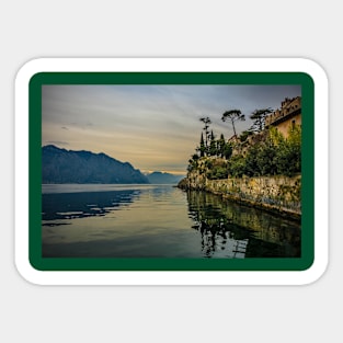 Lake Garda Seen from Malcesine Sticker